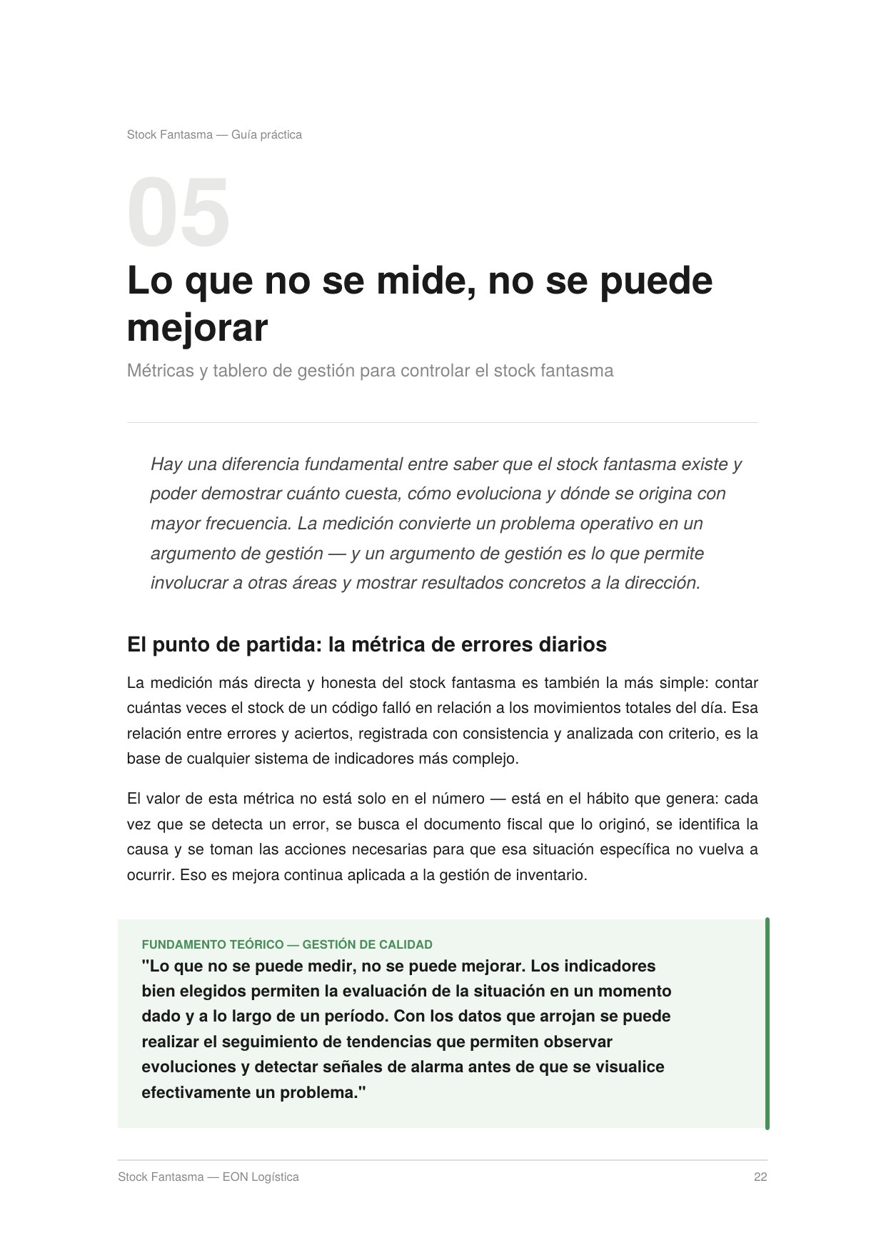 Tablero de métricas del producto